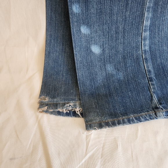 Southern Thread mens Denim blue Jeans size 38R boot cut. Some wear on hems - Picture 4 of 6